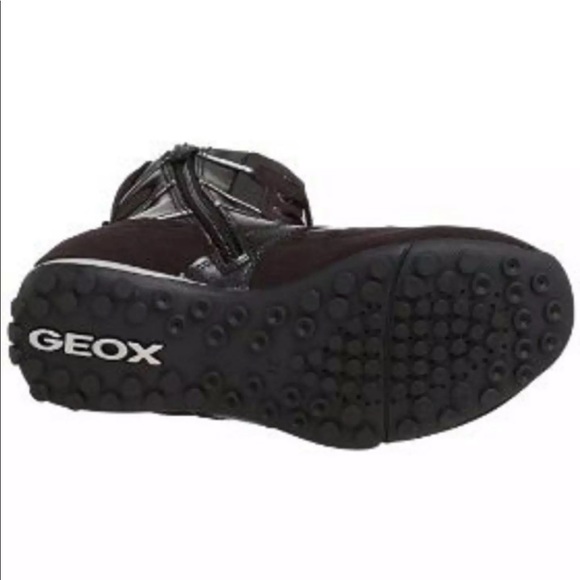 GEOX GIRLS SNEAKERS BOOTS WATERPROOF BLACK SZ 13 - Picture 4 of 7